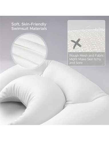 Almohada de Baño Sunlit Ultra Suave con Ventosas - Soporte Ergonómico