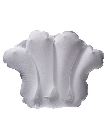 Almohada de Baño Inflable Aquasentials - Tela de Toalla Blanca Almohada de Baño Inflable Aquasentials - Tela de Toalla Blanca