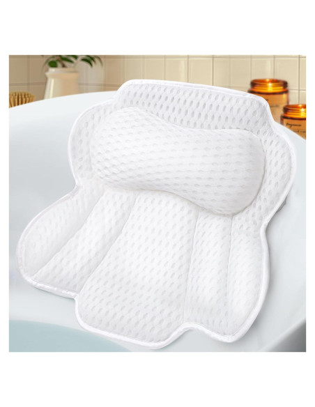 Almohada de Baño EcoHLL con 6 Ventosas Antideslizantes Almohada de Baño EcoHLL con 6 Ventosas Antideslizantes