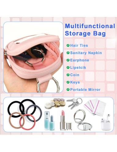 Bolsa Organizadora de Lazos Homakover con Ventana Transparente