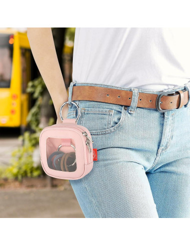 Bolsa Organizadora de Lazos Homakover con Ventana Transparente