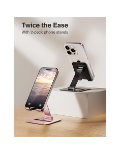 Soporte Plegable Doble Nulaxy para Teléfono Ajustable 2