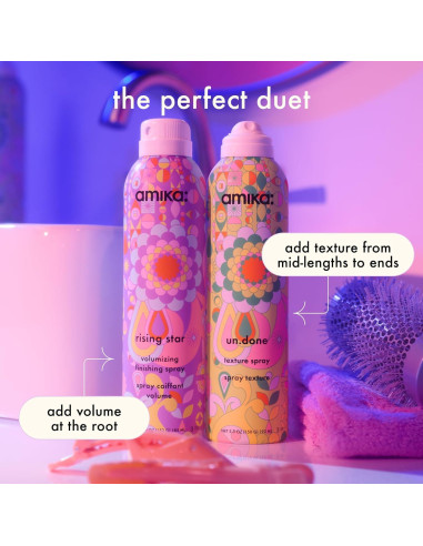 Spray Volumizador Amika 51g - Acabado Estrella en Ascenso