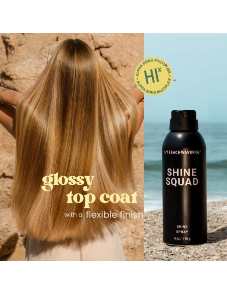 Spray Brillante Beachwaver Shine Squad 48g - Acabado Sin Frizz Spray Brillante Beachwaver Shine Squad 48g - Acabado Sin Frizz