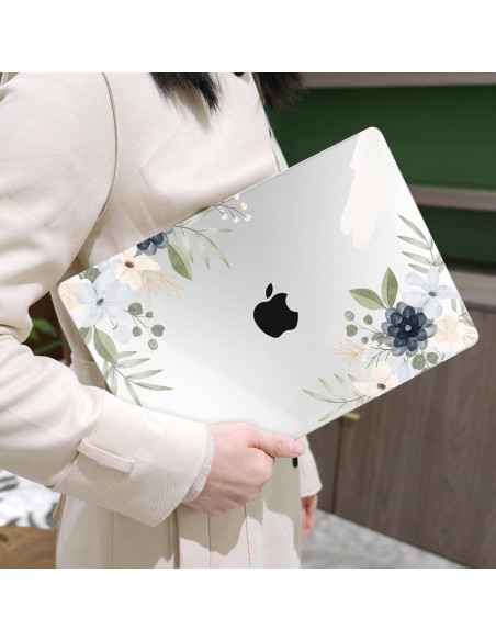 Funda MEEgoodo para MacBook Air 15.3" Floral Vintage Funda MEEgoodo para MacBook Air 15.3" Floral Vintage