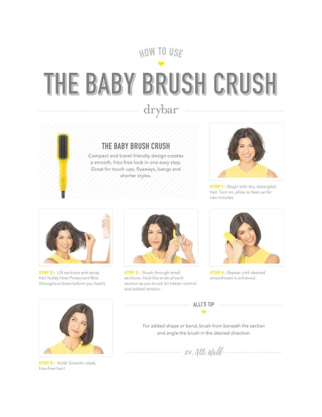 Cepillo Calentado Eléctrico Drybar Baby Brush Crush 25.9cm Cepillo Calentado Eléctrico Drybar Baby Brush Crush 25.9cm