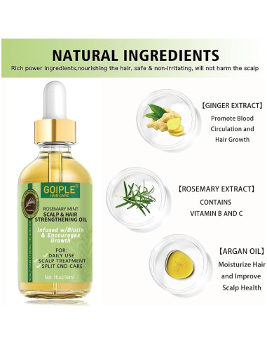 Cera de Control de Bordes WOZUTUNT 113.4 g + Aceite de Romero