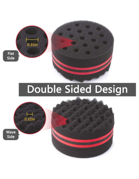 Esponja para Cabello Afro ORIY 2 Piezas Diseño Dual Esponja para Cabello Afro ORIY 2 Piezas Diseño Dual