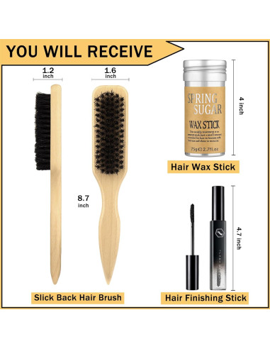 Juego de Palos de Cera para Cabello SPRINGSUGAR - 3 Piezas