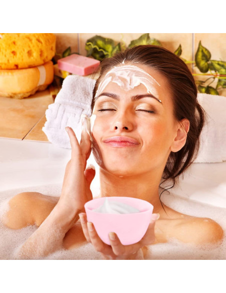 Juego de 4 Tazones Mezcladores de Silicona FERCAISH 8.81cm