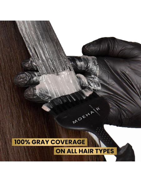 Kit de Coloración Capilar Permanente Moehair 5N Castaño Claro Kit de Coloración Capilar Permanente Moehair 5N Castaño Claro
