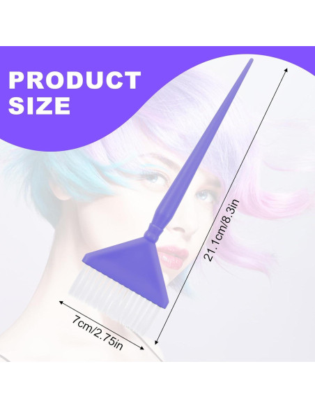 Juego de 4 Pinceles para Tinte de Cabello Yuanchu - Precisión y Ergonomía Juego de 4 Pinceles para Tinte de Cabello Yuanchu - Precisión y Ergonomía