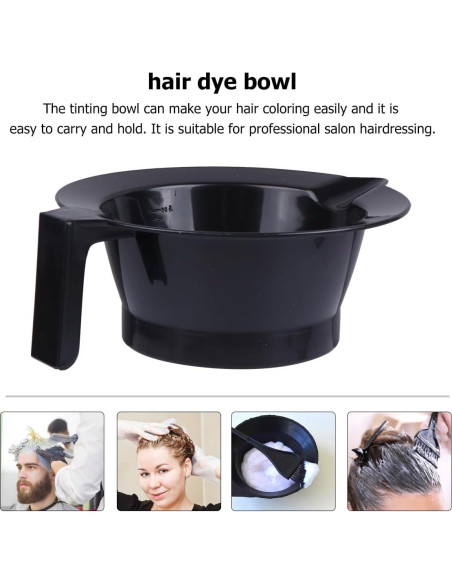 Tazones para Teñir Cabello Beaupretty 4 Piezas Plástico Negro Tazones para Teñir Cabello Beaupretty 4 Piezas Plástico Negro