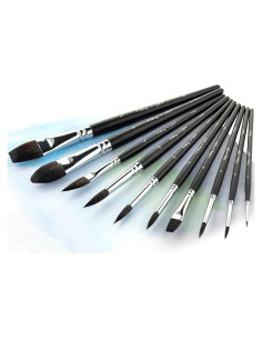 Juego de Pinceles de Acuarela Falling in Art 10 Piezas