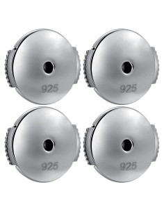 Respaldo de Aretes Jiahanzb Oro Blanco 18K Hipoalergénico 2 Piezas