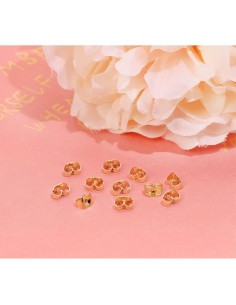 Tuercas de Acero Inoxidable Shapenty 100PCS 3.7x5mm Dorado 2