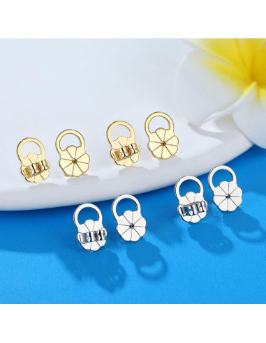 Resortes Elevadores Hipoalergénicos Moconar para Pendientes Pesados - 4 Pcs