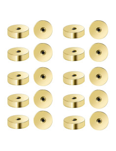 Resortes de Acero Inoxidable Tasodin 20pcs 2mm Dorados