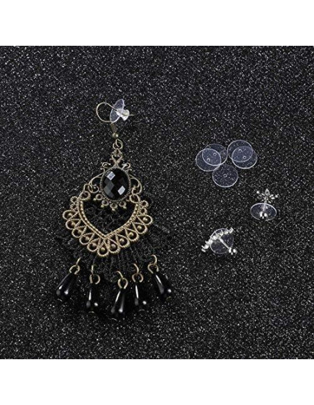Discos Transparentes WILLBOND para Pendientes - 200 Pcs Discos Transparentes WILLBOND para Pendientes - 200 Pcs