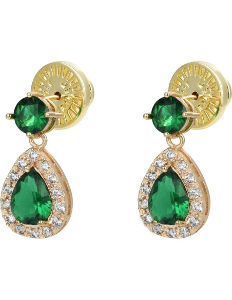 Resortes para Pendientes JIACHARMED Oro 18K 4 Piezas Hipoalergénicos Resortes para Pendientes JIACHARMED Oro 18K 4 Piezas Hipoalergénicos