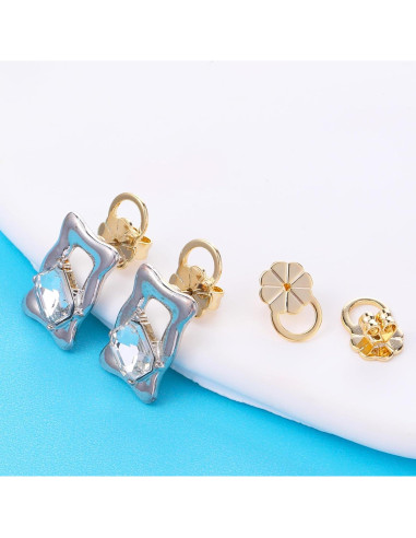 6 Respaldos Elevadores de Pendientes Aysatogc Dorado Ajustables