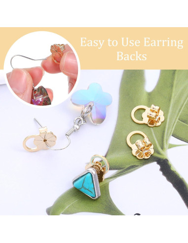 6 Respaldos Elevadores de Pendientes Aysatogc Dorado Ajustables