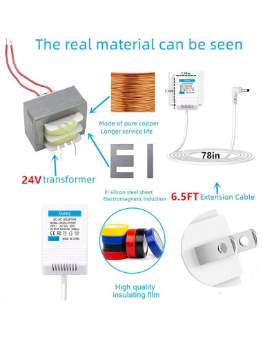 Cargador Adaptador 24VAC Ousaly para Riego Inteligente