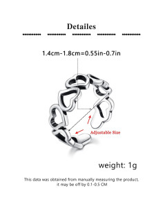 Anillos para Dedos de los Pies QWALIT Ajustables Plata Oro 2