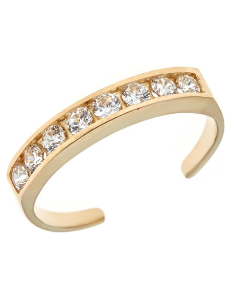 Anillo de Eternidad Oro 14k Ritastephens con Circonita Anillo de Eternidad Oro 14k Ritastephens con Circonita