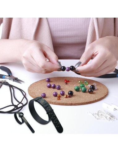 Kit de Medición de Tallas de Anillos y Pulseras Anerwarm