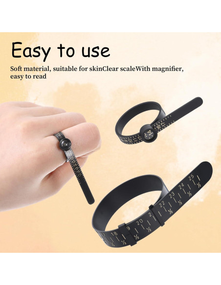 Kit Medidor de Tamaño de Anillo y Pulsera ElevateTech 2 Pcs Kit Medidor de Tamaño de Anillo y Pulsera ElevateTech 2 Pcs