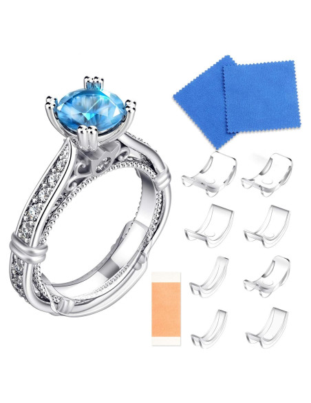 Ajustadores de Tamaño de Anillo Hicarer 16 Pcs Silicona Ajustadores de Tamaño de Anillo Hicarer 16 Pcs Silicona