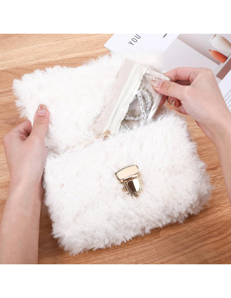 12 Bolsas de Joyería de Viaje Jeqqinuz con Cremallera Terciopelo 12 Bolsas de Joyería de Viaje Jeqqinuz con Cremallera Terciopelo