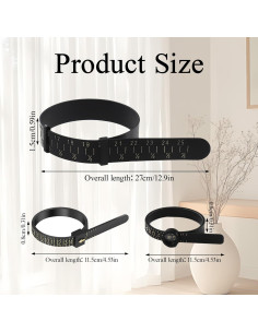 Set 6 Piezas Medidores de Tamaño de Anillo y Pulsera PKRFCJ 2