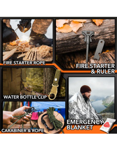 Kit de Supervivencia Dusor 21 en 1 para Camping y Aventura 2