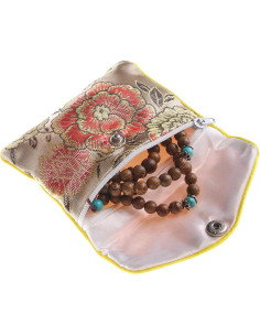 Bolsas de Joyería Baitaihem 9 Piezas Seda Multicolor 2