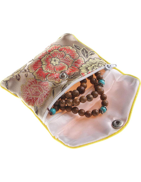 Bolsas de Joyería Baitaihem 9 Piezas Seda Multicolor Bolsas de Joyería Baitaihem 9 Piezas Seda Multicolor