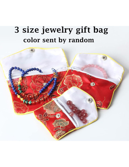 Bolsas de Joyería Baitaihem 9 Piezas Seda Multicolor Bolsas de Joyería Baitaihem 9 Piezas Seda Multicolor