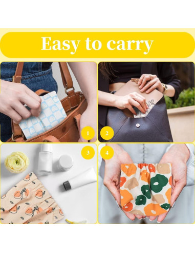 Bolsa de Maquillaje Pequeña Redvigh 5PCS Impermeable 13x5cm