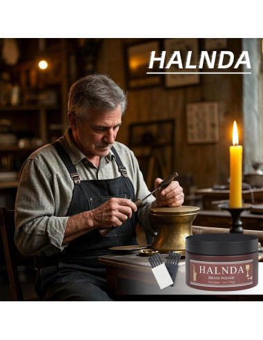 Kit de Limpieza y Pulido de Cobre y Latón 13oz HANLDA