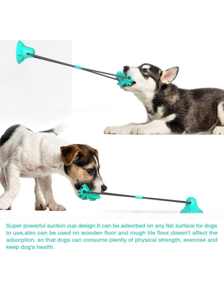 Juguete para Perros Guardians con Ventosa y Cuerda Azul Juguete para Perros Guardians con Ventosa y Cuerda Azul