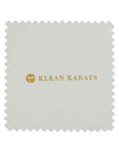Paño de Pulido Klean Karats 20x20cm para Joyas de Oro y Plata