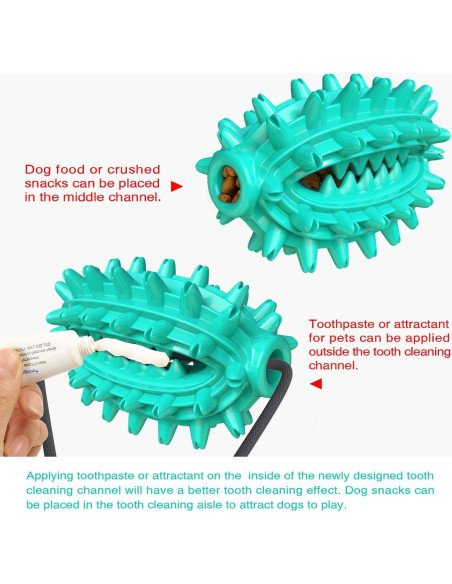 Juguete para Perros Guardians con Ventosa y Cuerda Azul Juguete para Perros Guardians con Ventosa y Cuerda Azul