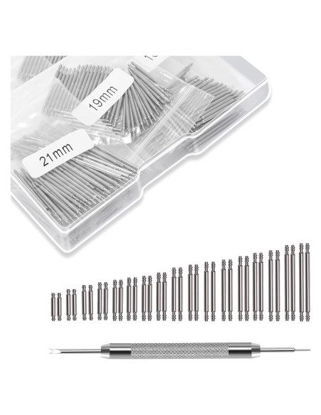 Kit de Reparación de Reloj Ginsco 460 Piezas Acero Inoxidable Kit de Reparación de Reloj Ginsco 460 Piezas Acero Inoxidable
