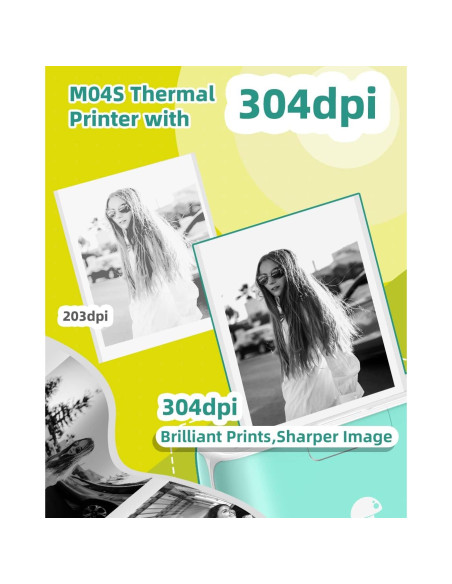 Impresora Térmica Portátil Phomemo M04S - Inalámbrica 300dpi Impresora Térmica Portátil Phomemo M04S - Inalámbrica 300dpi
