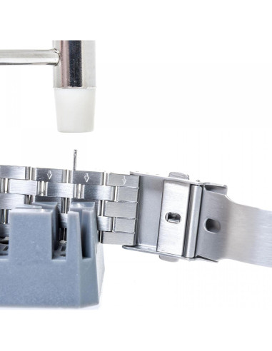 Pasadores de Enlace de Reloj uxcell 25mm Acero Inoxidable 1mm