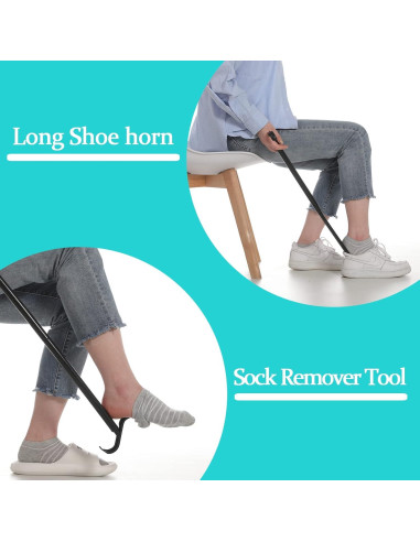 Cuerno de Zapato Fanwer Ajustable 85 cm para Personas Mayores
