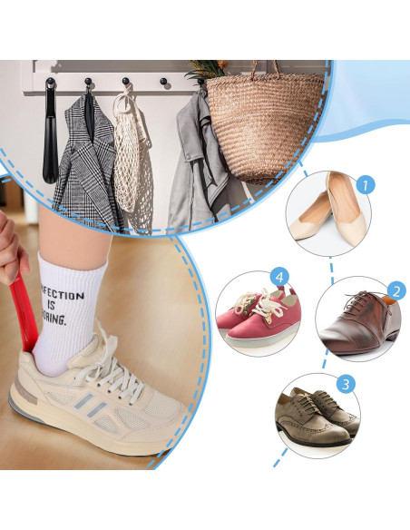 Cuerno de Zapato de Plástico DIVINA VITAE 25cm - 4 Piezas Cuerno de Zapato de Plástico DIVINA VITAE 25cm - 4 Piezas