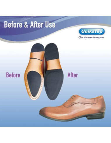 Protectores de Suela Unikstep 4 Piezas Antideslizantes Negro