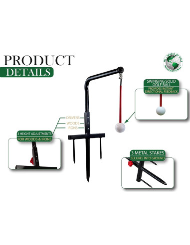 Swing Groover Club Champ 9202 para Golfistas Diestros y Zurdos